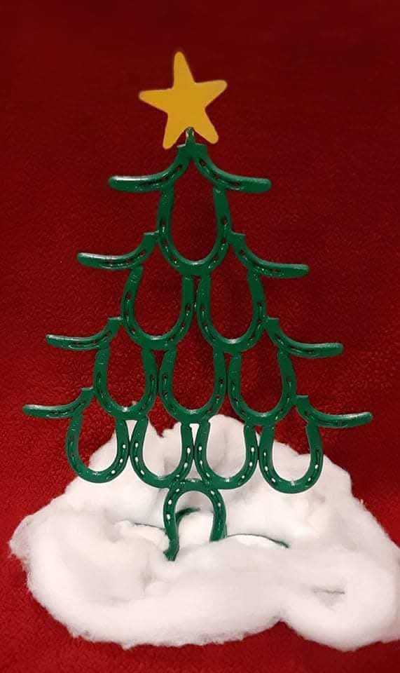Horseshoe Christmas tree decoration